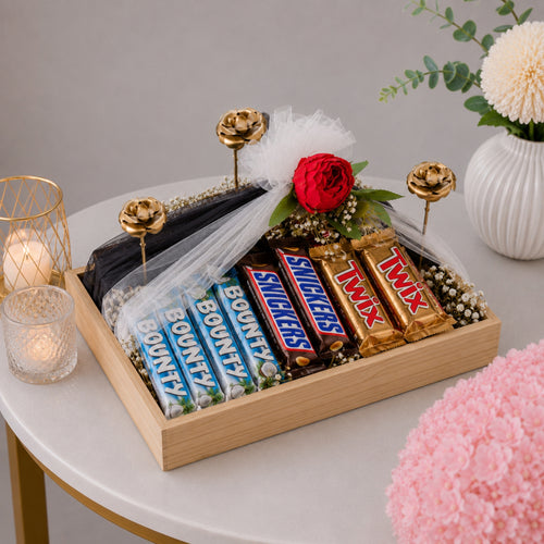Snickers Bounty Toblerone Premium Choclate Basket