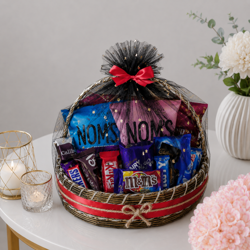 Luxury Chocolate Basket Cadbury KitKat Snickers Gift