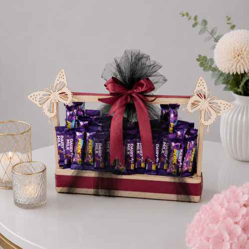 Cadbury Dairy Milk Butterfly Chocolate Gift Basket