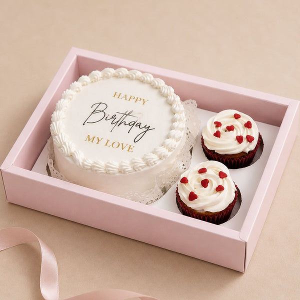 Happy Birthday My Love Bento Cake Gift Box