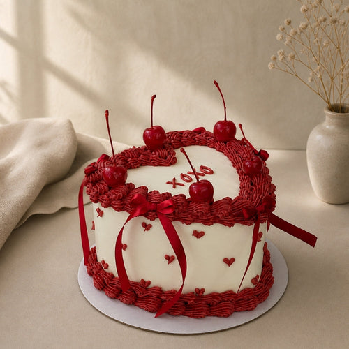 XOXO Cherry Love Cake