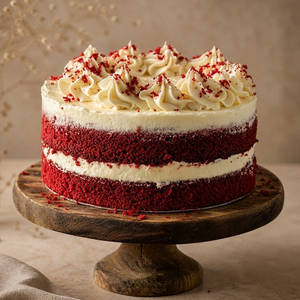 Classic Naked Red Velvet Layer Cake