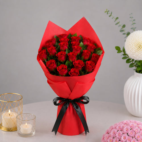 25 Red Roses Bouquet