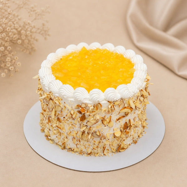 Pineapple & Toasted Almond Cream Cake