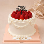Strawberry Overload Birthday Cake