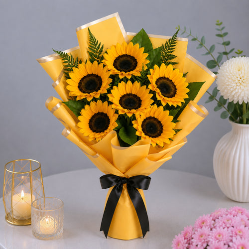 6 Sunflowers Bouquet