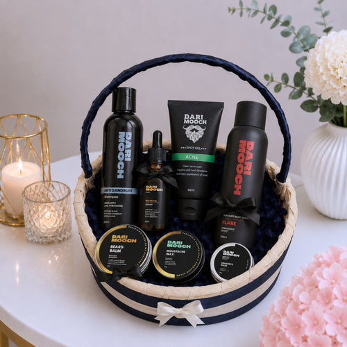 DARI MOOCH Men Complete Grooming Gift Basket for Him