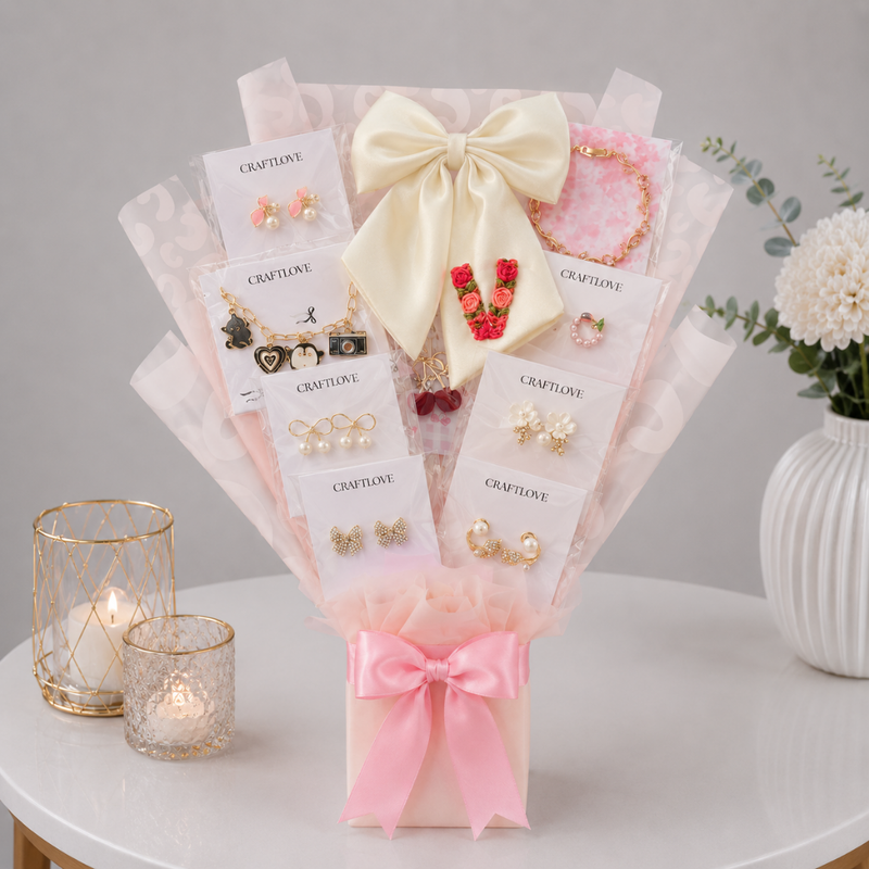 CraftLove Jewelry and Accessories Bouquet for Women