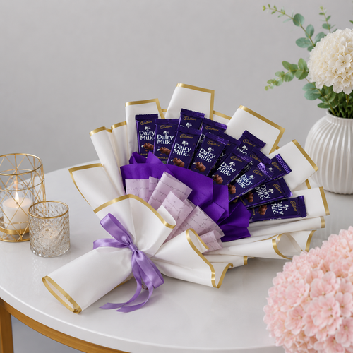 Cadbury Dairy Milk Fan Chocolate Gift Bouquet