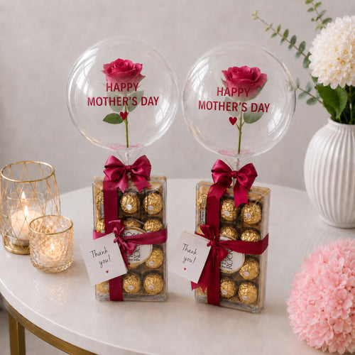 Mother's Day Balloon Ferrero Rocher Duo Gift Set